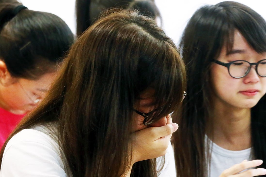 Depression can be a major problem among secondary school students. Photo: Dickson Lee