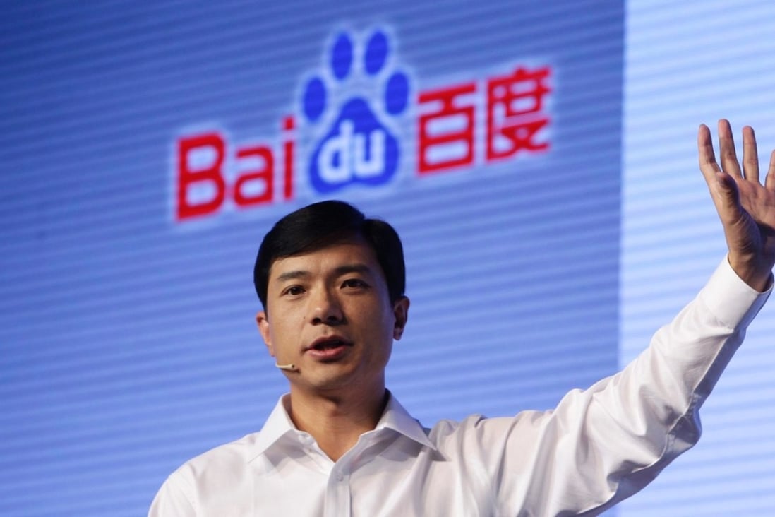 Baidu chairman and founder Robin Li Yanhong said Duer can already handle requests for restaurant bookings and food delivery, pet grooming services and film ticket sales. Photo: SCMP Pictures