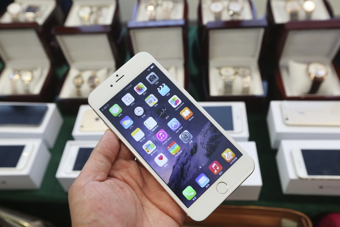 The iPhone 6 was a boon for smugglers and resellers in China, who expect a similarly large payday from the next model. Photo: Sam Tsang