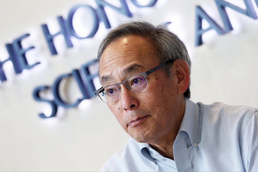 Former United States energy secretary Steven Chu delivers a speech on clean fuel at Hong Kong University of Science and Technology on Tuesday. Photo: K.Y. Cheng