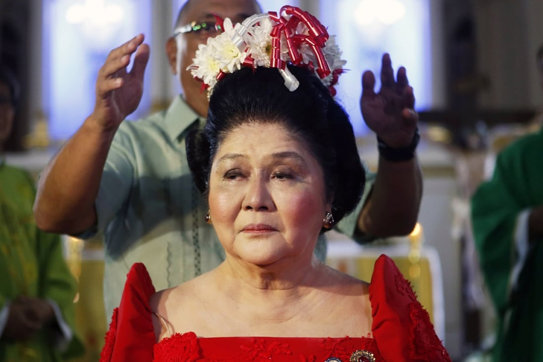 Former first lady Imelda Marcos reportedly has higher expectations for her son Ferdinand "Bongbong" Marcos Jnr, who has announced his intention to run for vice president.  Photo: Reuters