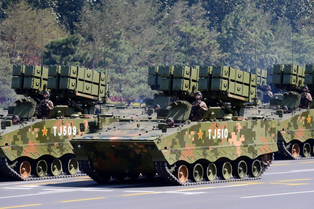 China recently displayed its military power at the parade to mark  the 70th anniversary of the victory of the Chinese People's War of Resistance Against Japanese Aggression and the World Anti-Fascist War. Photo: 