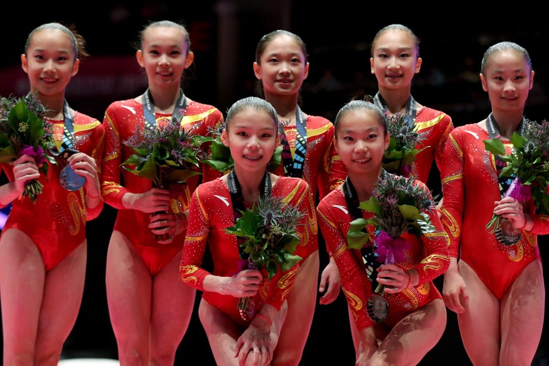 China's silver medallists. Photo: Xinhua