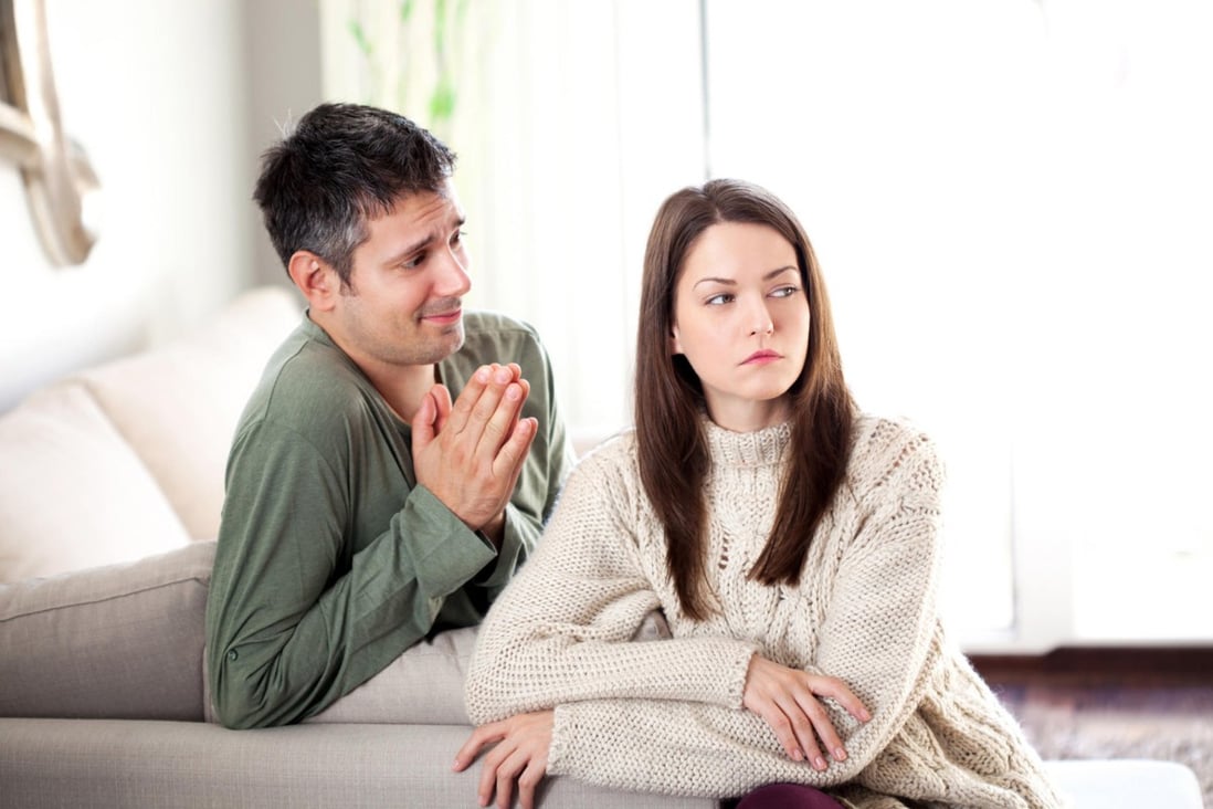Saying sorry to gf