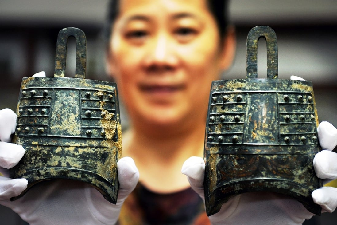 A selection of relics from one of the largest archaeological finds ever in China, a 2,000 tomb complex near Nanchang, Jiangxi province. Photos: Xinhua