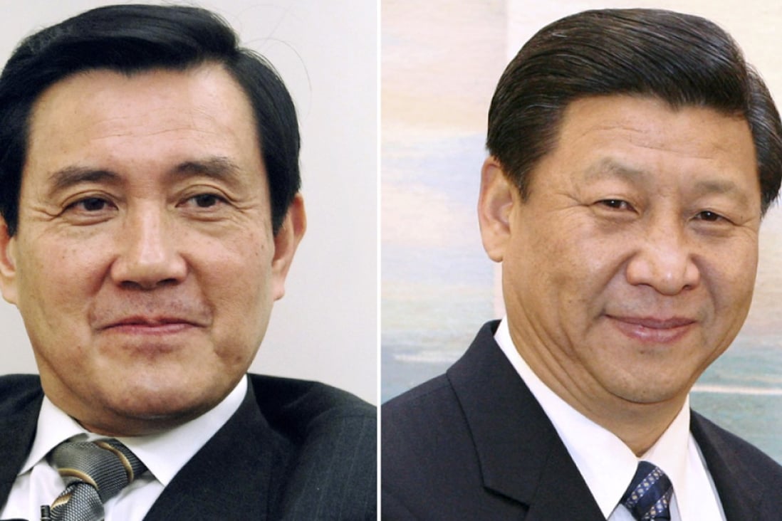 Taiwan's President Ma Ying-jeou, left, will hold talks with President Xi Jinping on Saturday. Photo: AP