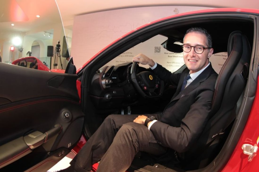 Matteo Torre, president and CEO of Ferrari Greater China. Caption: Photo: Bruce Yan