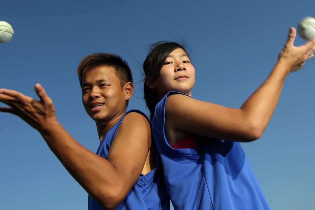 Li kai-Ming and his sister Godiva Li Kai-ling, shortly after they were chosen for the Asian Games Photo: K.Y. Cheng