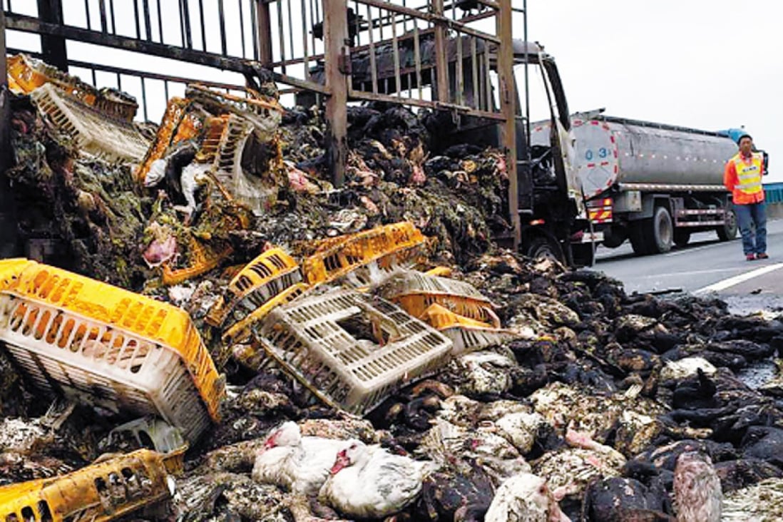 The aftermath of the fire in Foshan. Photo: SCMP Pictures
