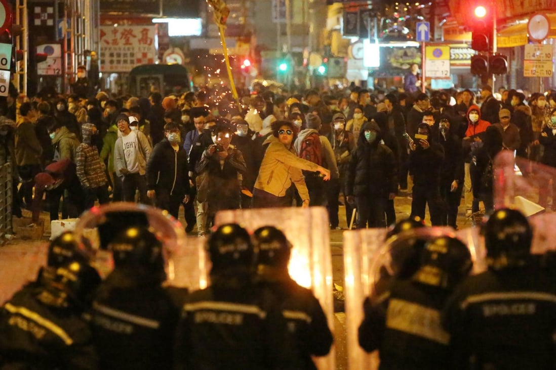 Protesters in Mong Kok earlier this month. Photo: Edward Wong