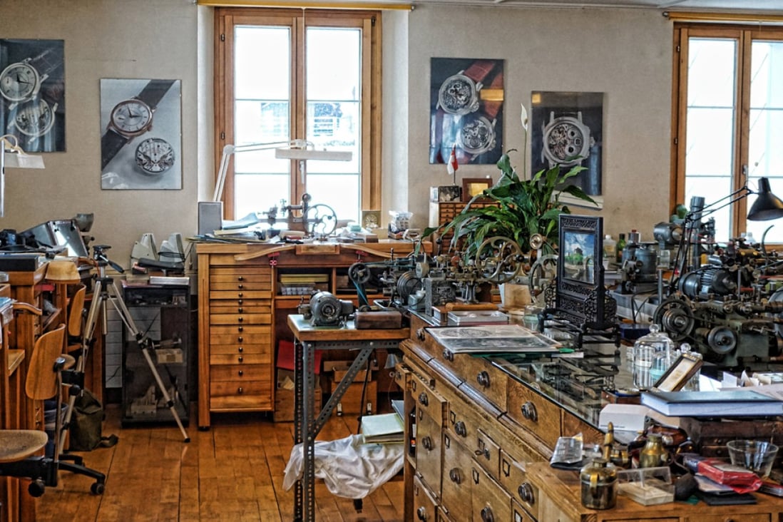 Philippe Dufour nurtured his skills at his atelier in Vallee de Joux.