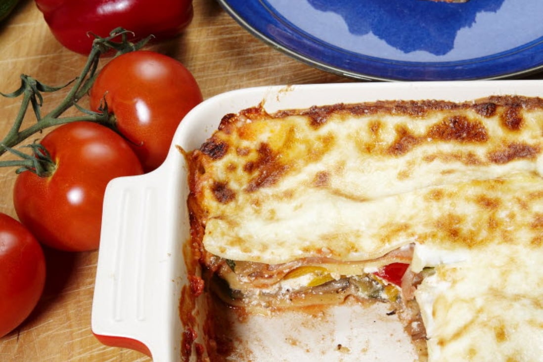 Vegetarian recipes for all threecheese vegetable lasagna, and