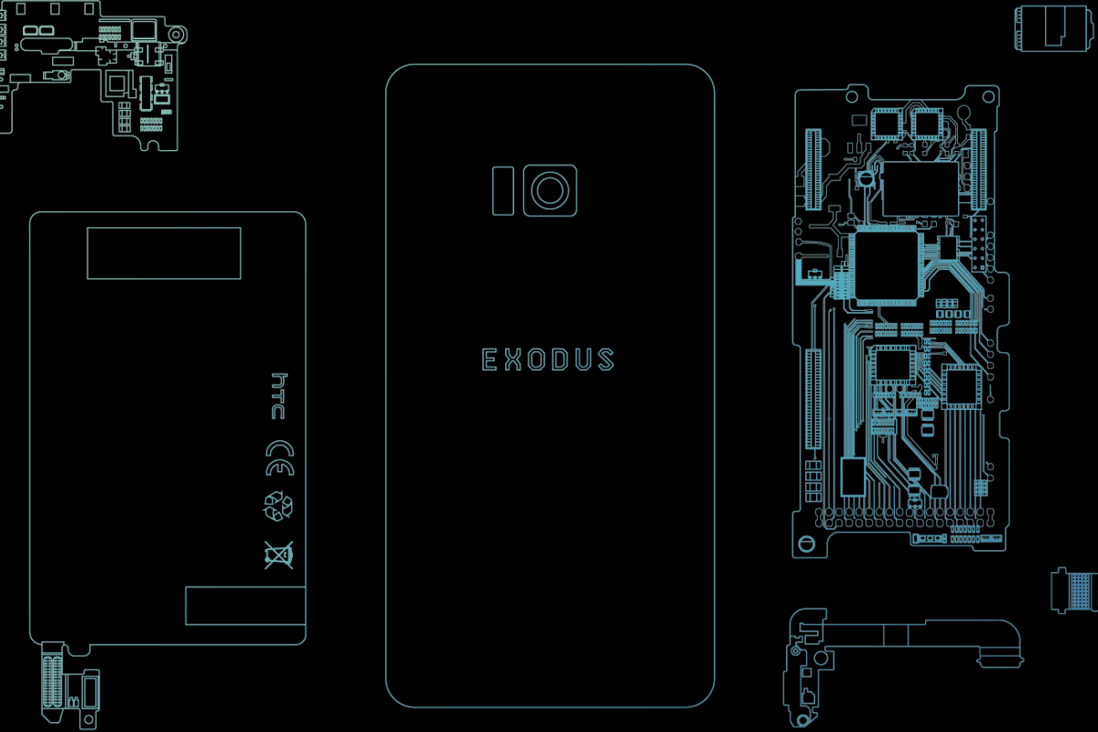 Product drawings for HTC'S Exodus. (Picture: HTC).