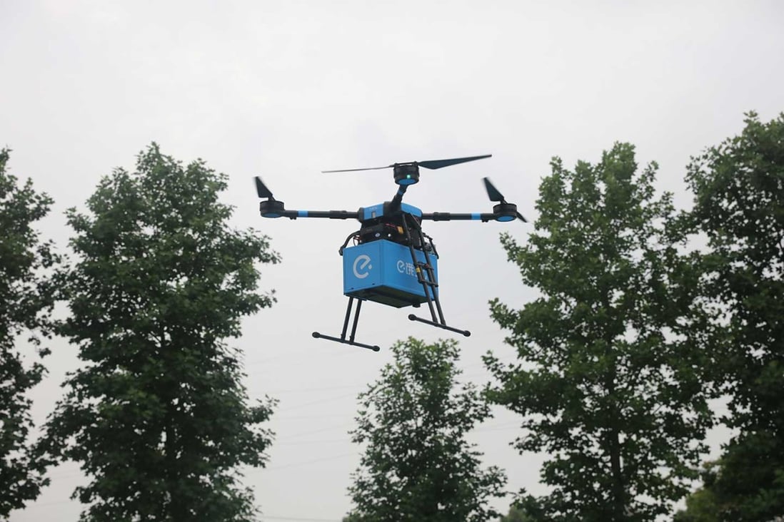 Ele.me says its drones cover 70% of the delivery distance. (Picture: Ele.me)
