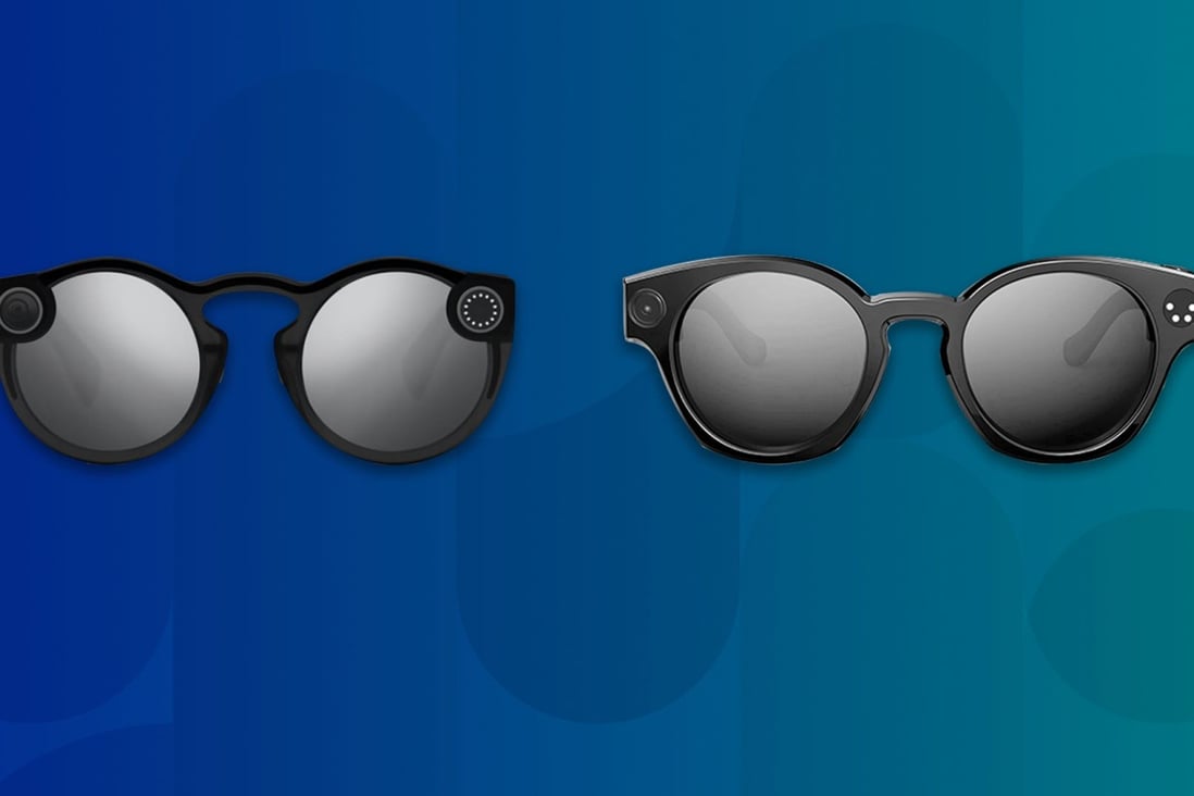 Snap’s Spectacles (left) and the Kwai glasses (right). (Picture: Snap, Kuaishou)