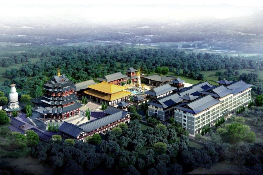 An artist's impression of the proposed Forbidden City-inspired theme park in Wyong Shire, New South Wales, Australia.