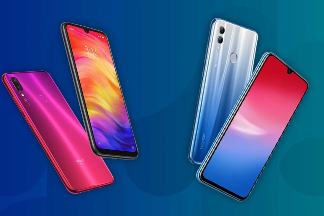 Redmi Note 7 and Honor 10 Lite both have the “water-droplet” notch. (Picture: Redmi and Honor)