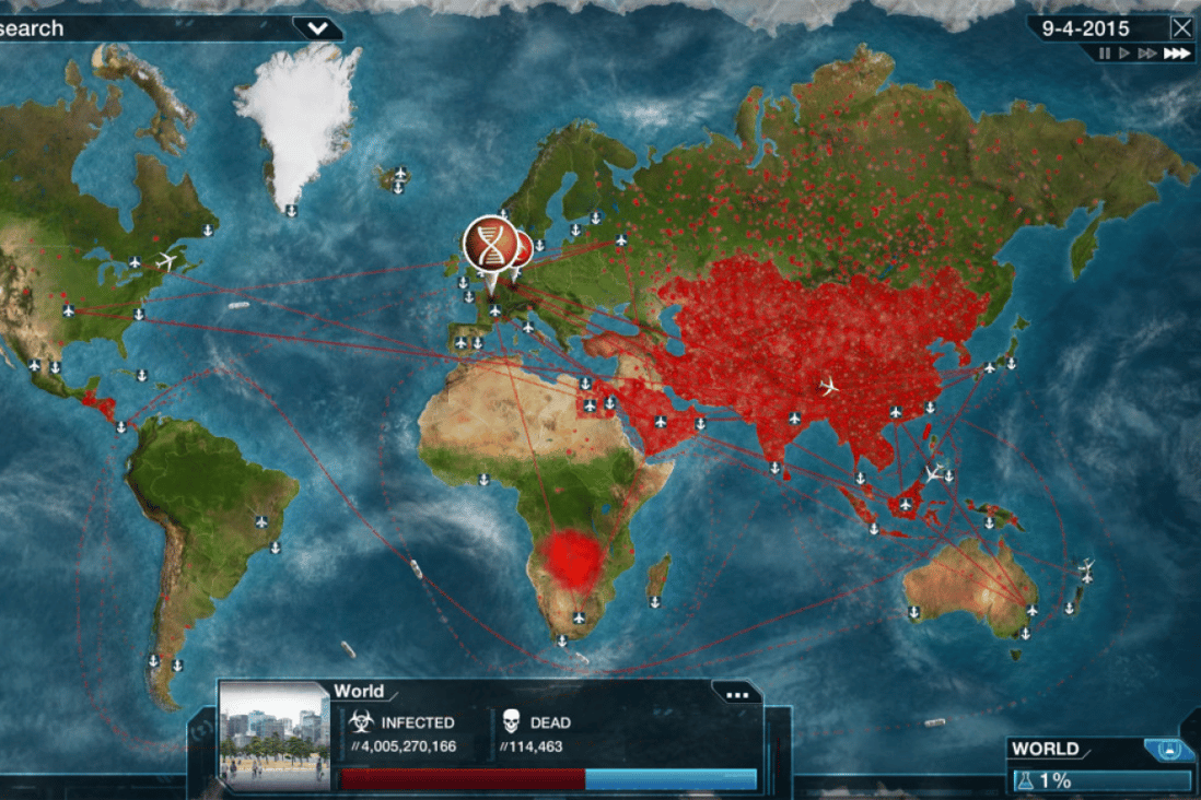 Many players consider China a great place to start an epidemic in Plague Inc. (Picture: Ndemic)
