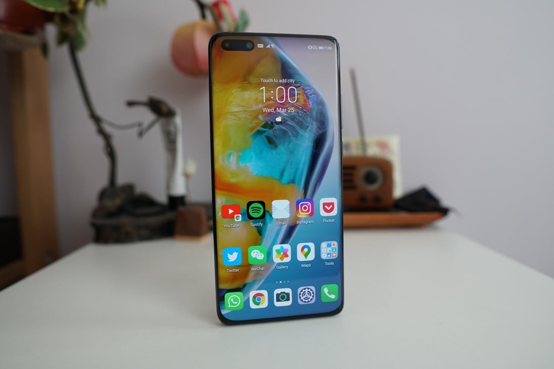 Since Huawei was blacklisted by the US in May 2019, it’s been forced to ship its newest smartphones like its recently unveiled flagship P40 without Google apps. (Picture: Ben Sin/SCMP)