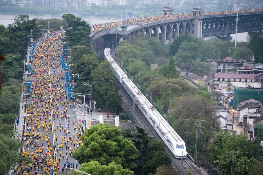 Some 24,000 participants from all over the world took part in the 2019 Wuhan Marathon. (Picture: Xiao Yijiu/Xinhua)