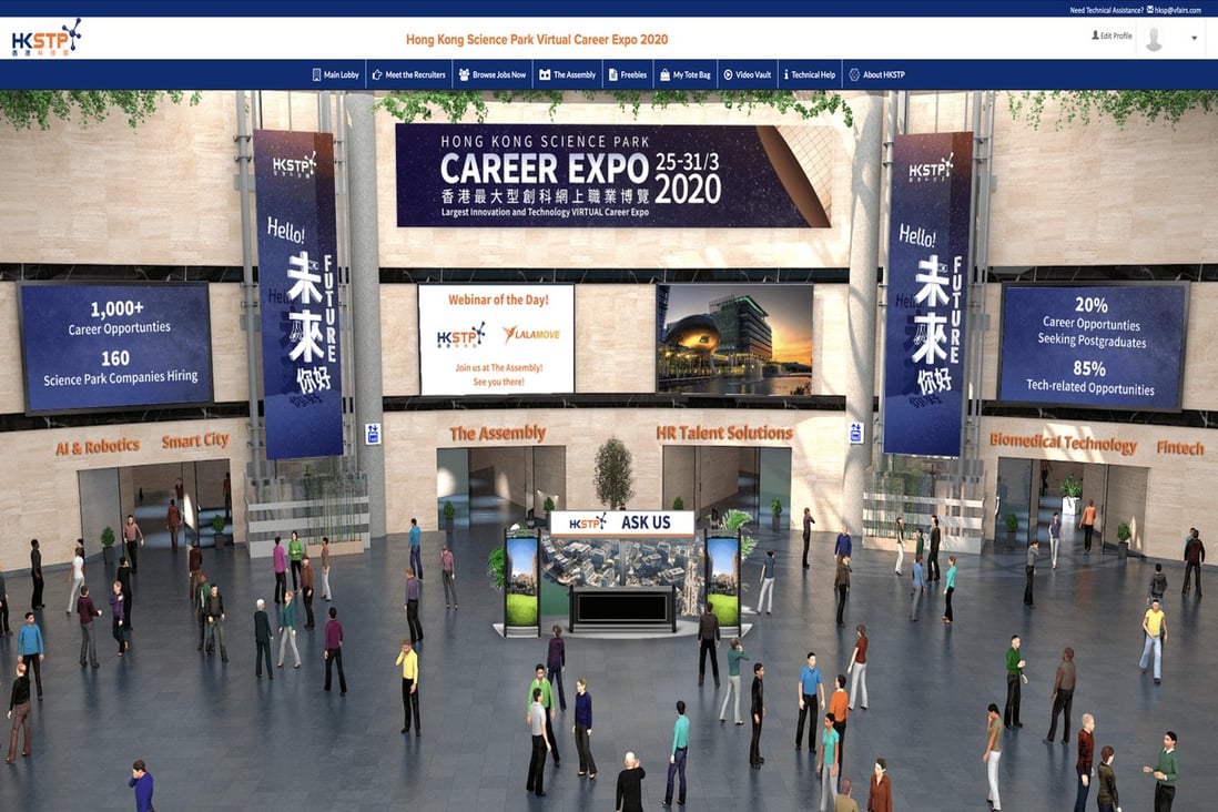 Hong Kong Science Park Virtual Career Expo 2020 reported 300,000 page views, attracting at least 15,000 CVs from local and overseas I&T talent.