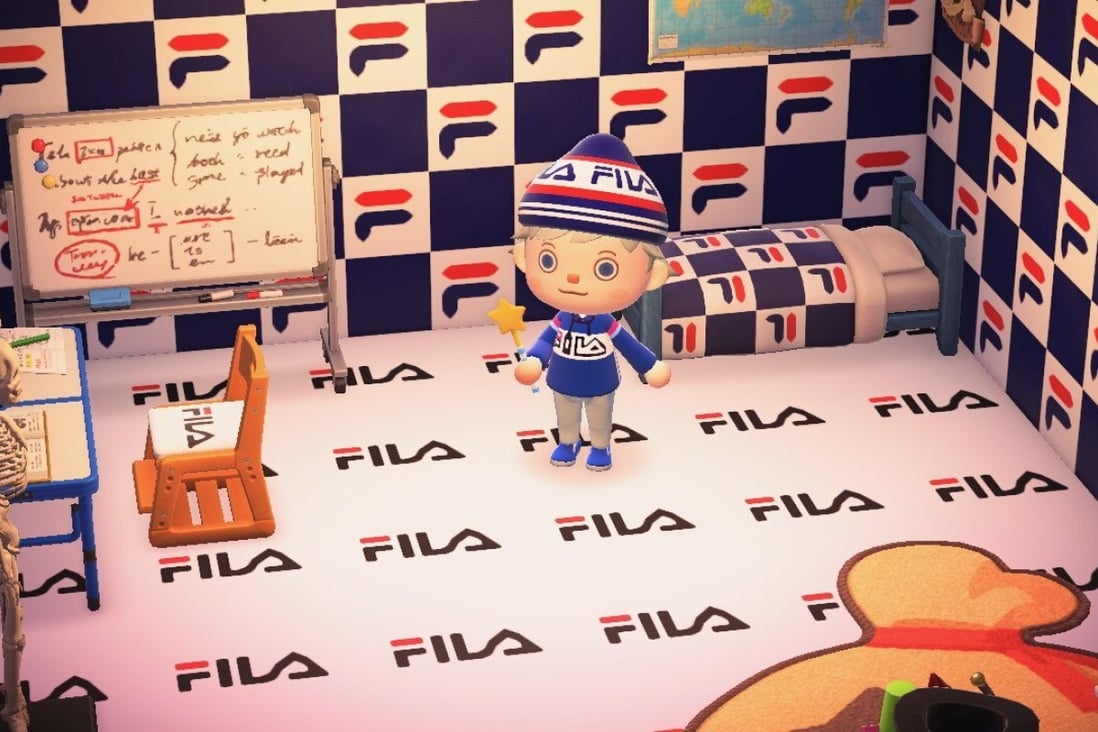 Apparel brands like 100 Thieves and Fila are using Animal Crossing to boost their clout. (Picture: Cyber Games Arena via Facebook)