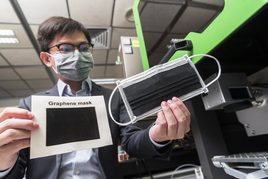 The research team led by Dr Ye Ruquan developed a new method for making anti-bacterial graphene masks quickly and cost effectively.