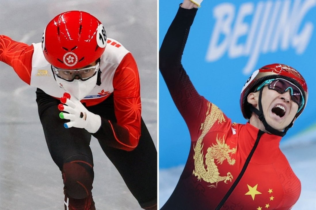 Hong Kong Olympic short-track speed skater Sidney Chu (left) and China world record-holder and reigning champion Wu Dajing. Photos: Reuters, Xinhua   
