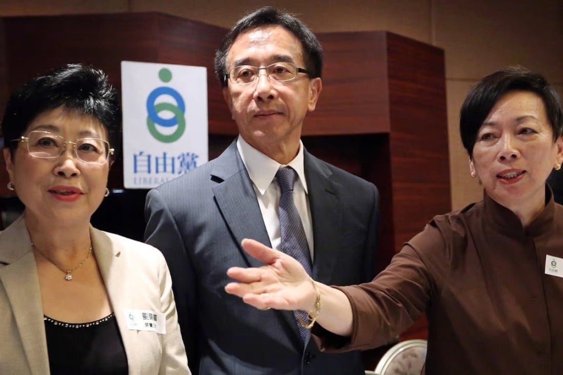Cofounders of Hong Kong’s Liberal Party quit over move to strip them