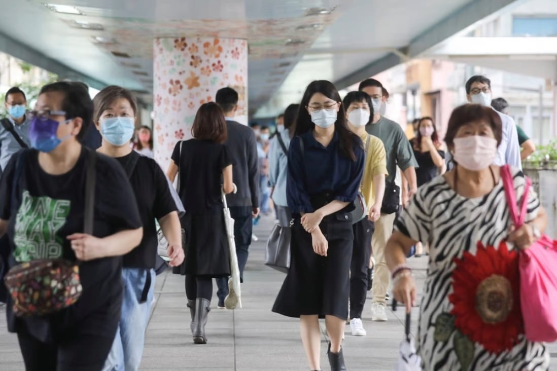 Hong Kong is experiencing a rise in Covid-19 infections.  Photo: Xiaomei Chen