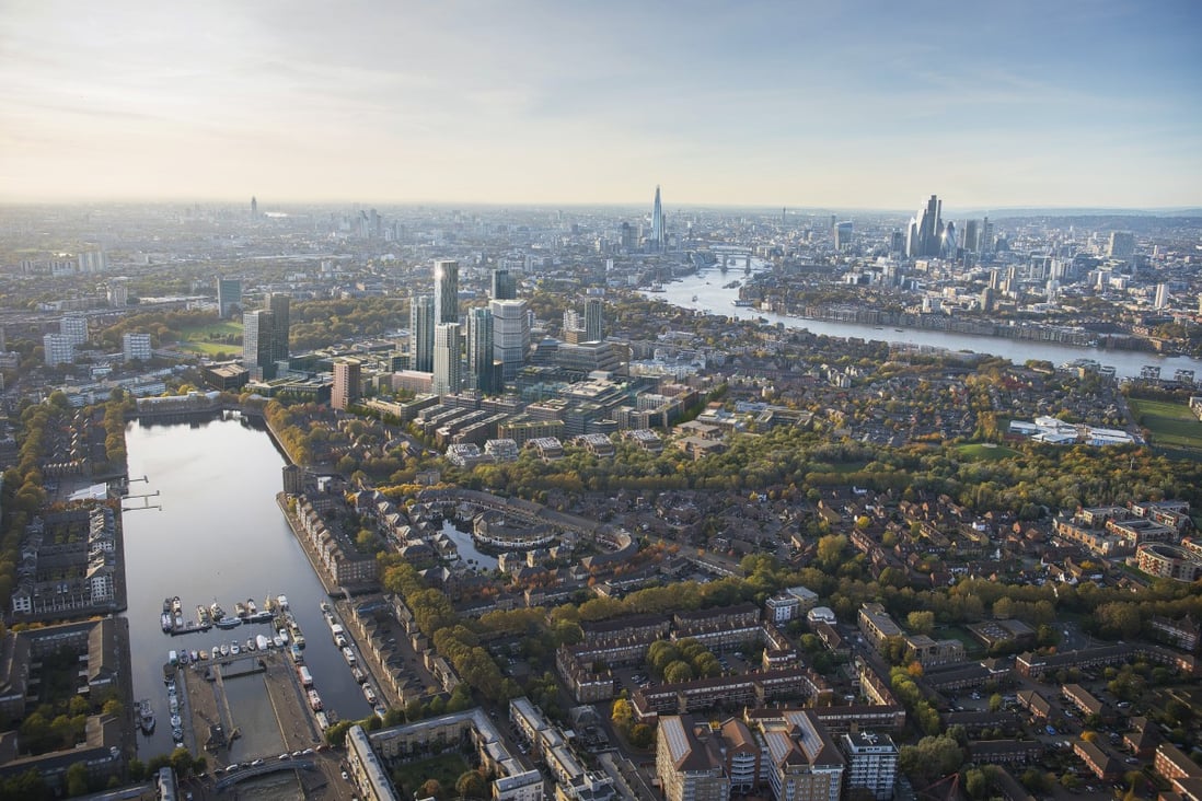 The 53-acre Canada Water Masterplan in London’s Zone 2 will become a new central business district.

