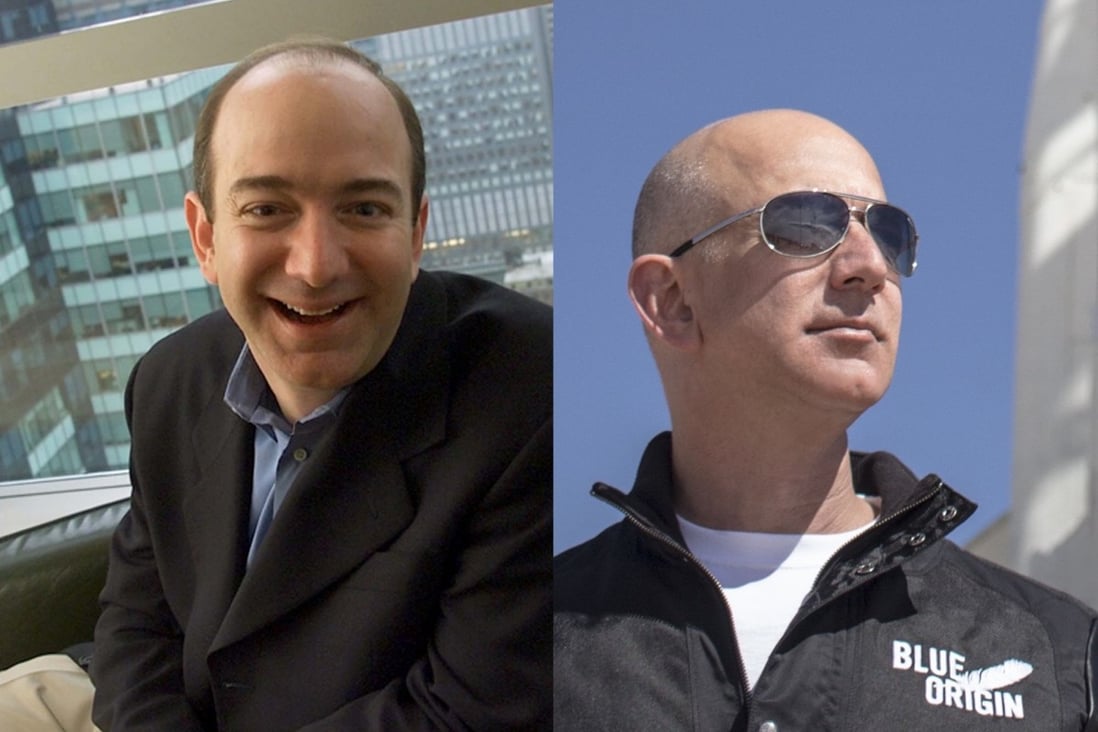 Amazon founder Jeff Bezos had a makeover of sorts in the early aughts, when he started to focus on his physical appearance and personal style. Photo: AP/AFP