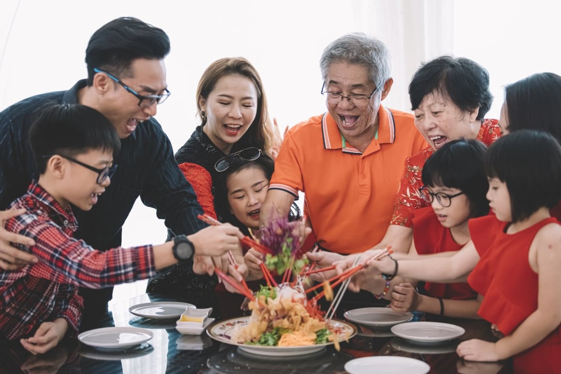 Traditions, such as the prosperity toss, abound in Chinese culture at Lunar New year, but not everyone is au fait with all of them. Photo: Getty Images