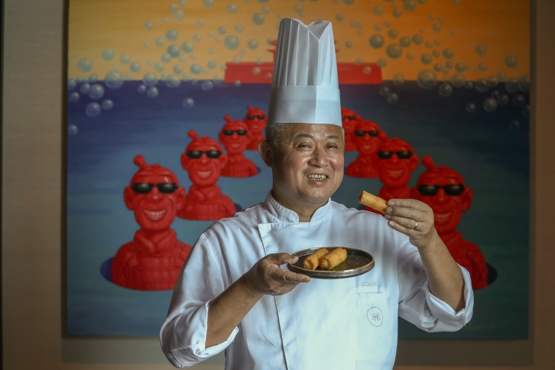 Li Chi-wai believes his deep-fried milk can help bring Chinese desserts to the fore. Photo: Jonathan Wong