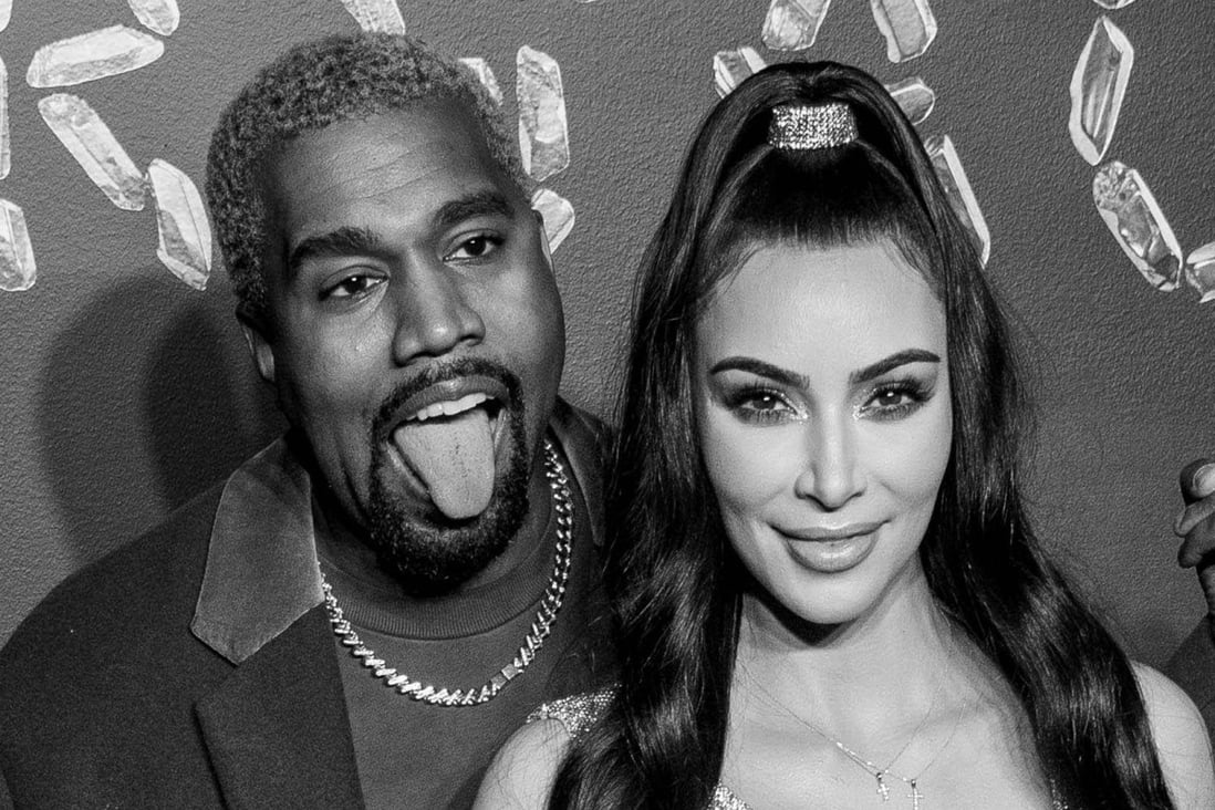 Kanye West and Kim Kardashian: the end of an era. Photo: AFP 