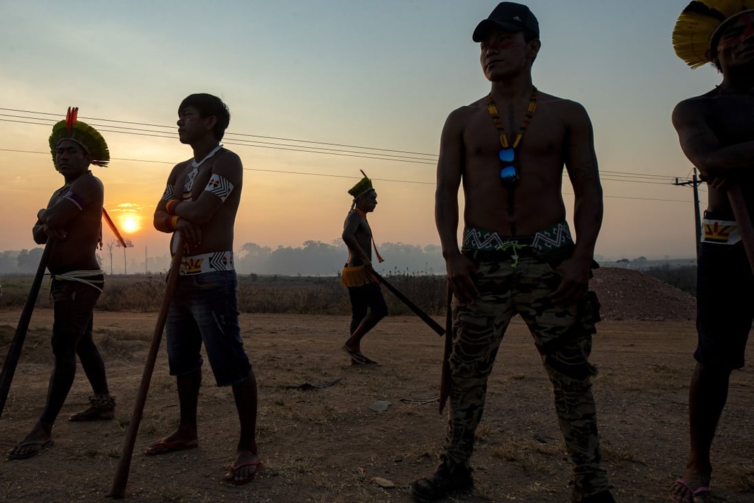 Indigenous Kayapo protesters in Brazil. Photo: AP