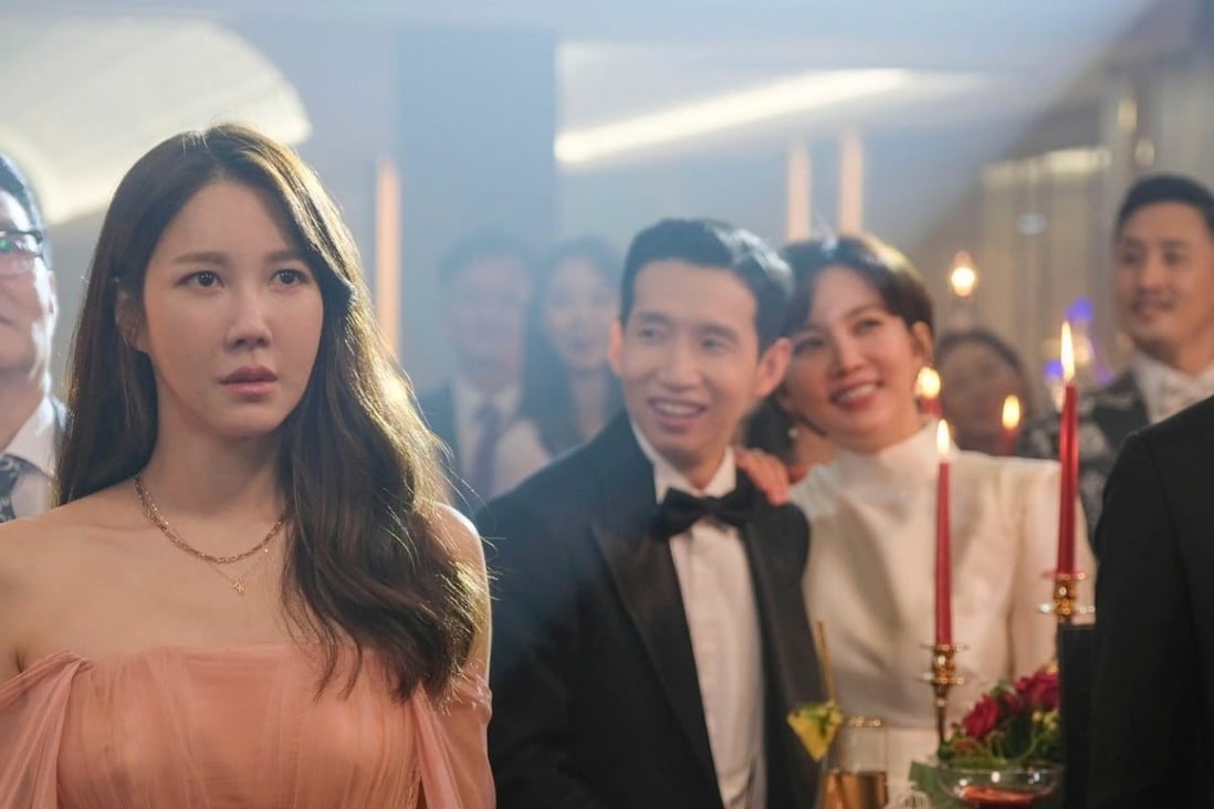 Lee Ji-ah, seen in a still from hit K-drama The Penthouse, is one of three lesser-known actresses returning to the screen. Photo: SBS