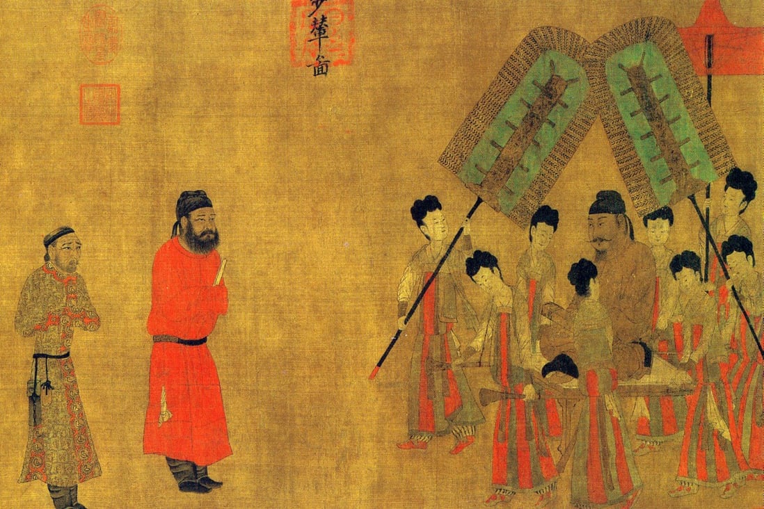 A painting shows Emperor Taizong, second emperor of the Tang dynasty, receiving the Tibetan envoy. Tang diplomats recognised that “virtue” and “righteousness” were not abstract principles, but rather a pragmatic view of how countries pursue their own interests and those they share with others. Photo: Universal History Archive/Getty Images A painting shows Emperor Taizong, second emperor of the Tang dynasty, receiving the Tibetan envoy. Tang diplomats recognised that “virtue” and “righteousness” were not abstract principles, but rather a pragmatic view of how countries pursue their own interests and those they share with others. Photo: Universal History Archive/Getty Images