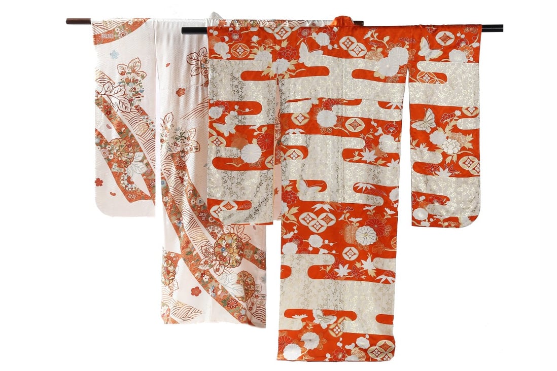 An exhibition at Altfield Gallery explores how each kimono tells a story, some specific to particular occasions, seasons and festivals. Photo: courtesy of Altfield Gallery