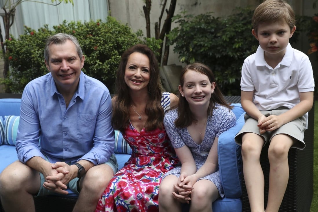 David Haigh, Shirley Adrain, their daughter Saffron and son Austin in Jardine’s Lookout, Hong Kong. Adrain hesitated to tell her children and husband about her lung cancer diagnosis. Haigh lost both his parents to the disease. Photo: Edmond So David Haigh, Shirley Adrain, their daughter Saffron and son Austin in Jardine’s Lookout, Hong Kong. Adrain hesitated to tell her children and husband about her lung cancer diagnosis. Haigh lost both his parents to the disease. Photo: Edmond So