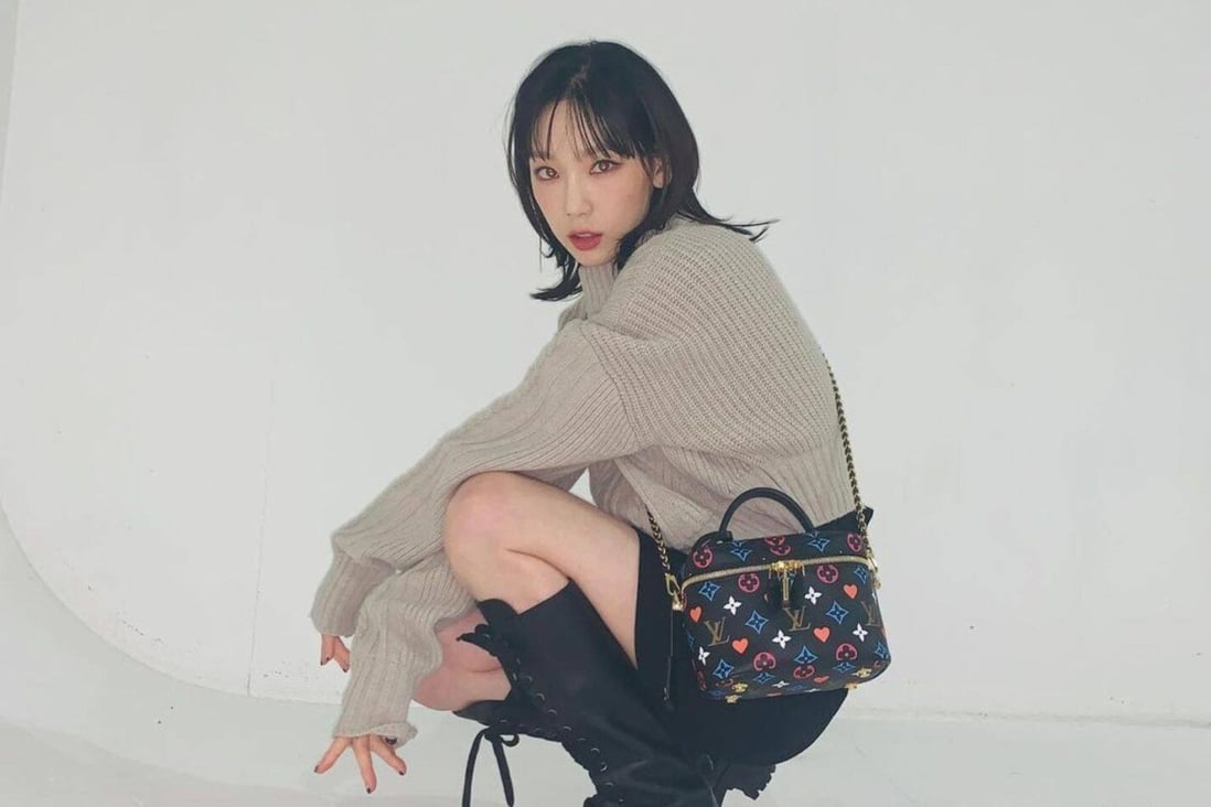 Taeyeon with a Louis Vuitton bag. Photo: @taeyeon_ss/Instagram