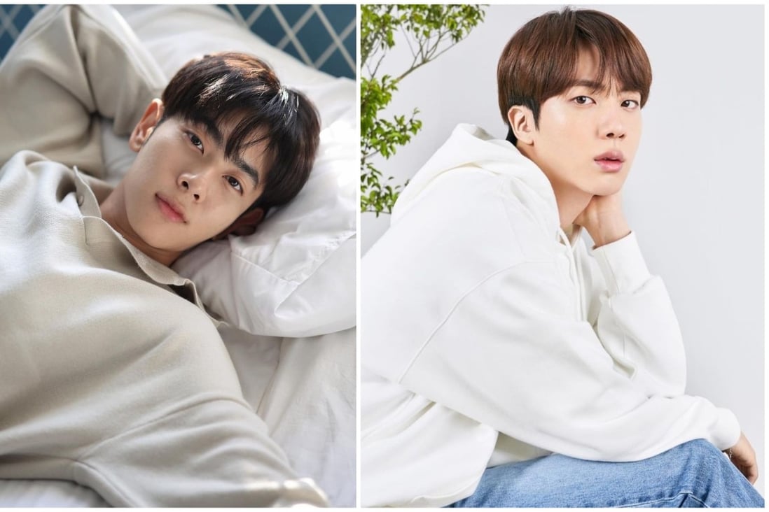 Thai actor and singer Sahaphap “Mix” Wongratch, a lookalike of BTS’ Jin? Photos: @mixxiw; @seokjin/Instagram