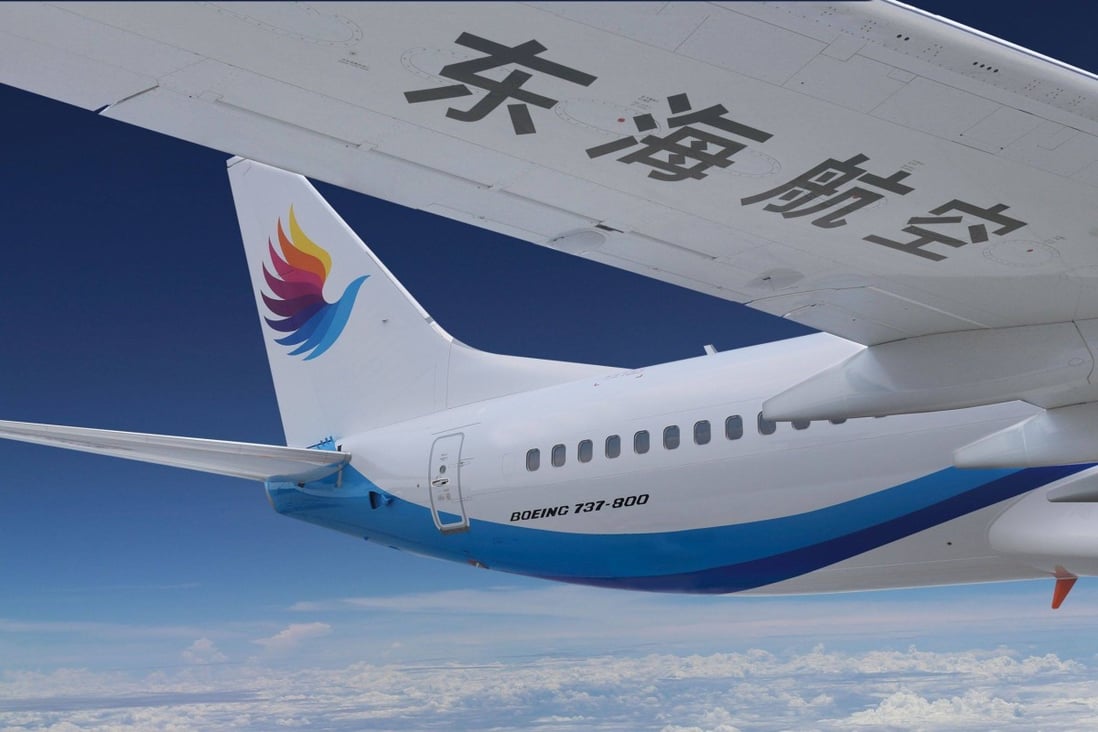 Shenzhen-based Donghai Airlines has suspended two staff after an altercation during a flight turned violent. Photo: Handout