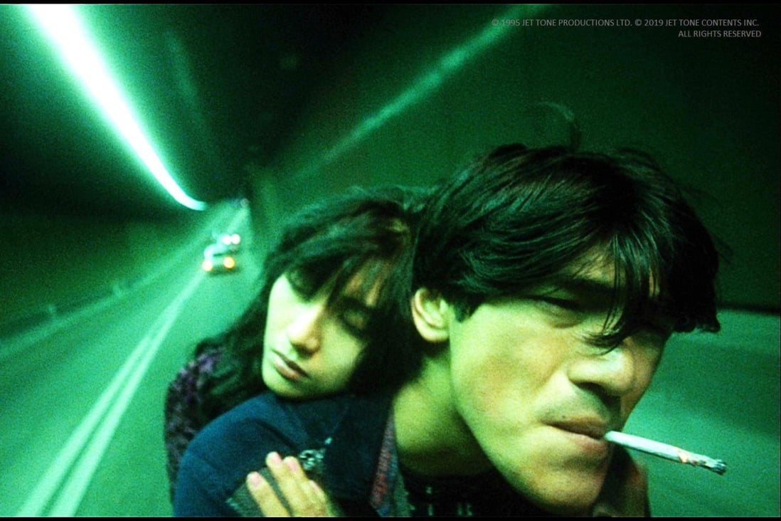 Michelle Reis and Takeshi Kaneshiro in Wong Kar-wai’s Fallen Angels. Photo: Block 2 Pictures and Jet Tone Contents