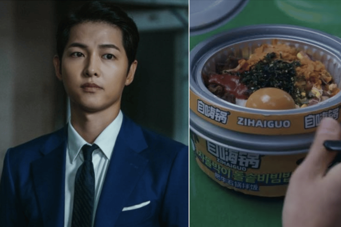 K-drama Vincenzo, starring Song Joong-ki, has faced criticism after featuring a Chinese instant version of the popular Korean bibimbap dish. Photo: TVN