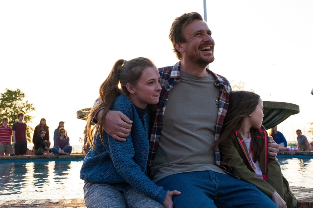 (From left) Isabella Kai, Jason Segel and Violet McGraw in a still from Our Friend (category IIA), directed by Gabriela Cowperthwaite. Dakota Johnson and Casey Affleck co-star.