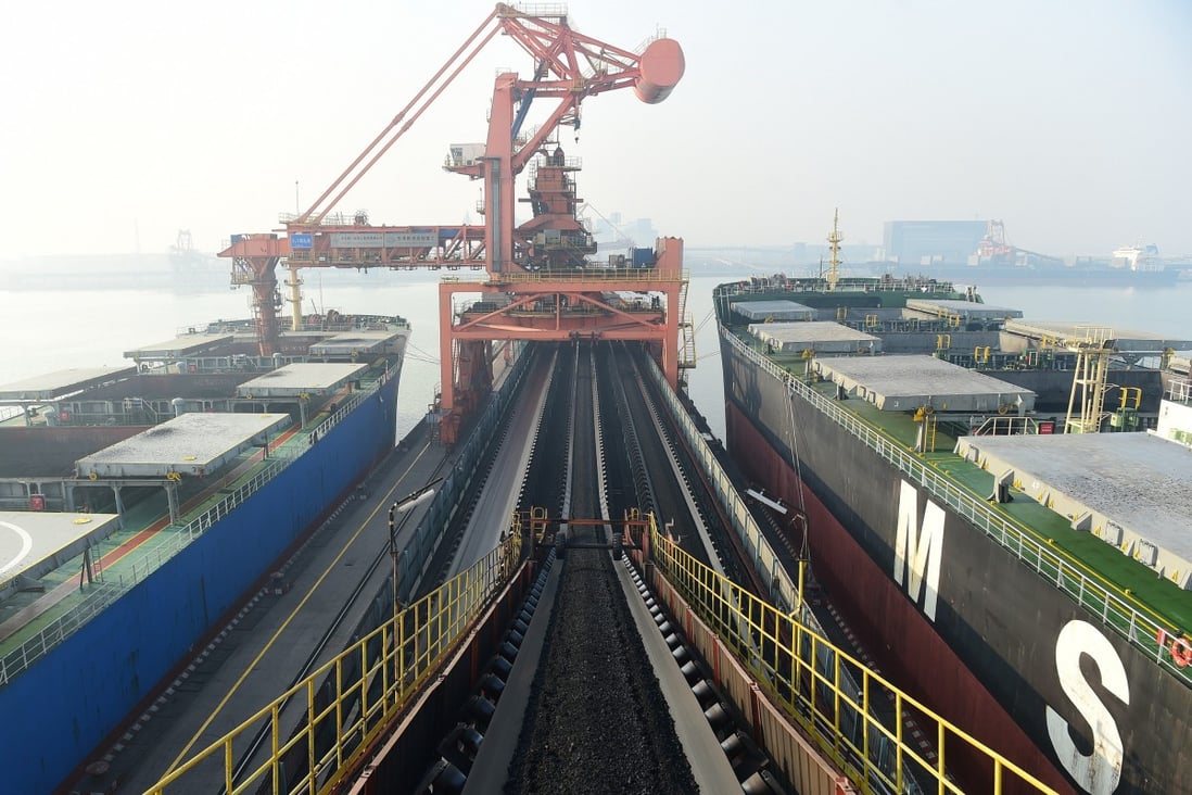 Coal imports into China for the first two months of 2021 fell nearly 40 per cent compared to a year ago, according to China customs data. Photo: Xinhua