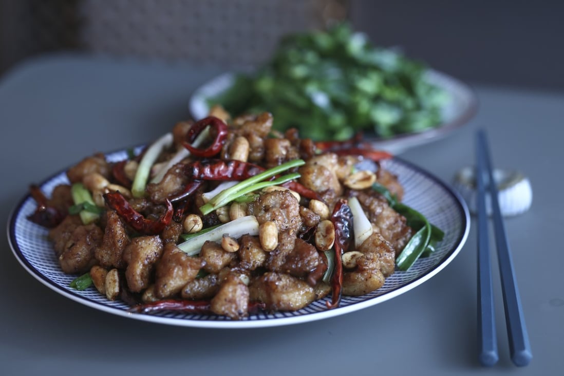 Susan Jung’s stir-fried chilli chicken. Photography: SCMP / Jonathan Wong. Styling: Nellie Ming Lee. Kitchen: courtesy of Wolf at House of Madison