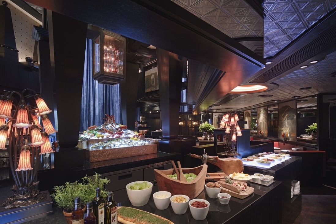 The seafood and salad bar at Grand Hyatt Steakhouse. Photo: handout