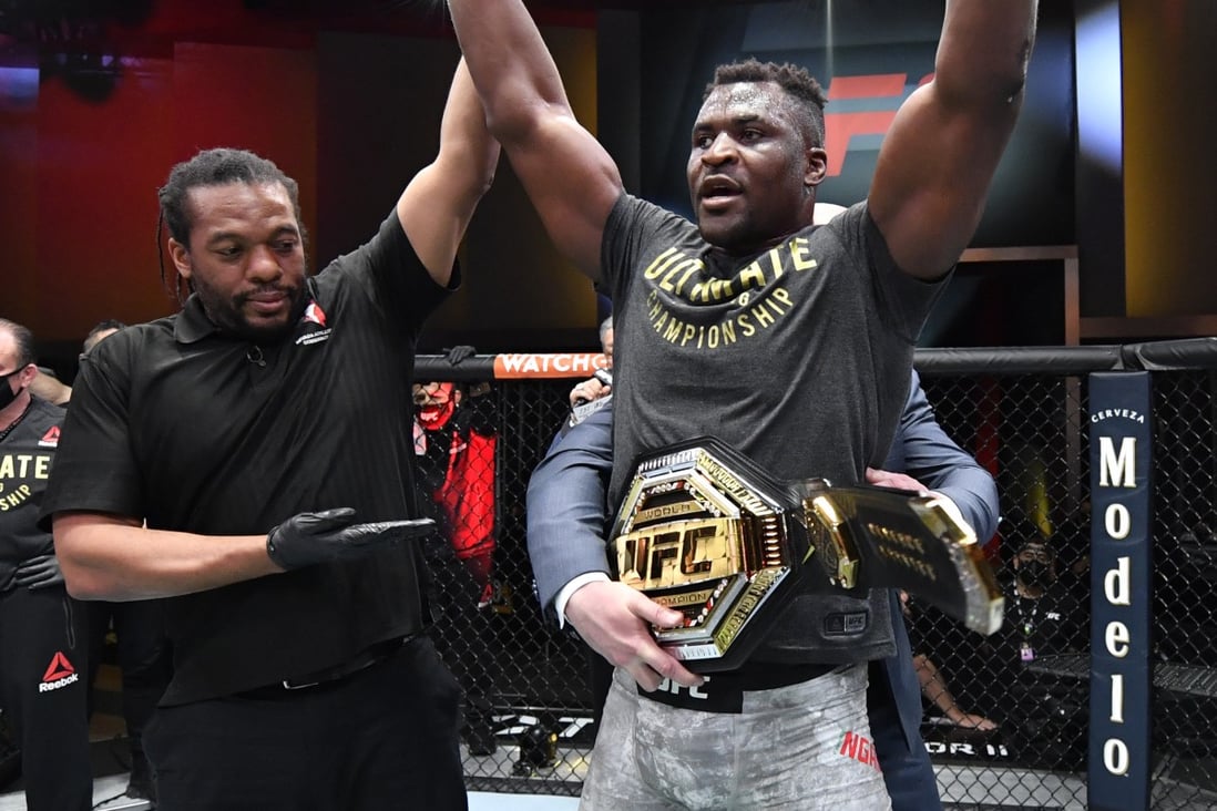 UFC 260: Francis Ngannou folds Stipe Miocic with huge KO to win heavyweight  title – 'it feels so amazing' | South China Morning Post